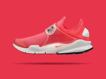 Nike Special Project Sock Dart SP Infrared - Summit White — UK 3 | EU 35.5 | US 3.5 — Detail View