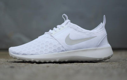NIKE JUVENATE White & Pure Platinum — UK 3 | EU 35.5 | US 3.5 — Top View