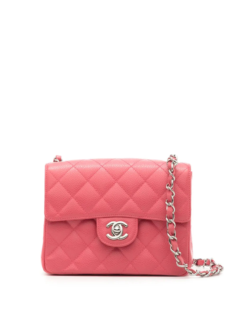 Chanel Pre Owned 2006 Mini Square Classic Flap Shoulder Bag — Same as shown — Size One Size — Front View