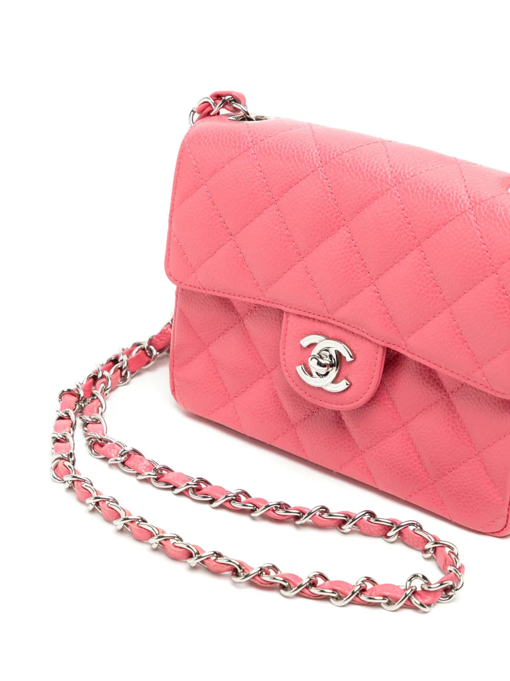 Chanel Pre Owned 2006 Mini Square Classic Flap Shoulder Bag — Same as shown — Size One Size — Top View