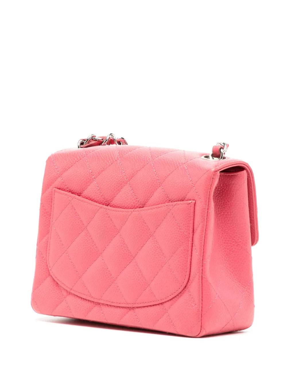 Chanel Pre Owned 2006 Mini Square Classic Flap Shoulder Bag — Same as shown — Size One Size — Back View