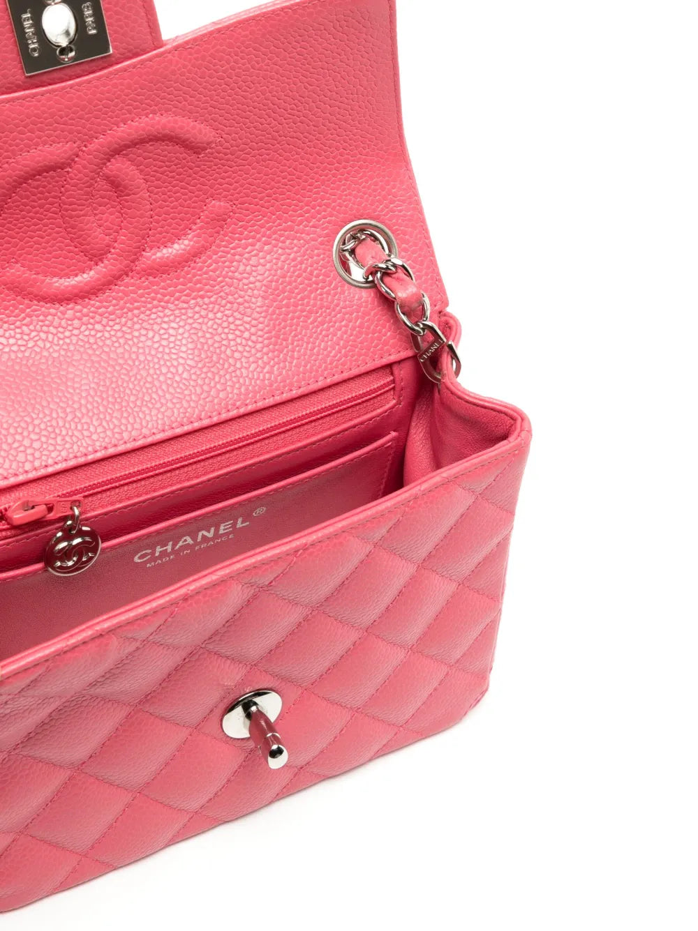 Chanel Pre Owned 2006 Mini Square Classic Flap Shoulder Bag — Same as shown — Size One Size — Detail View