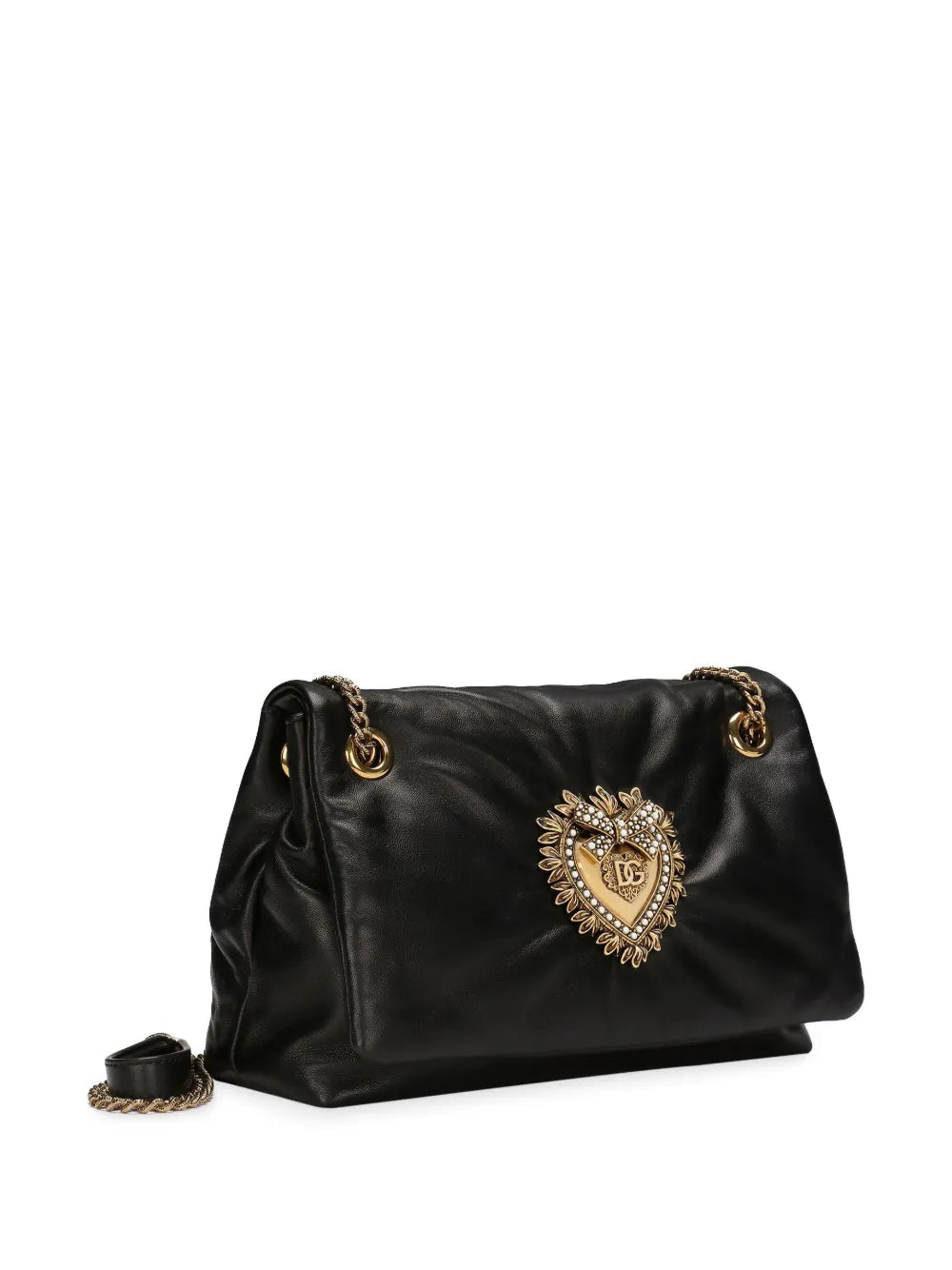 Dolce Gabbana Medium Devotion Soft Shoulder Bag — Same as shown — Size One Size — Back View