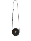 Ami Paris Logo Plaque Round Shoulder Bag — Same as shown — Size One Size — Front View