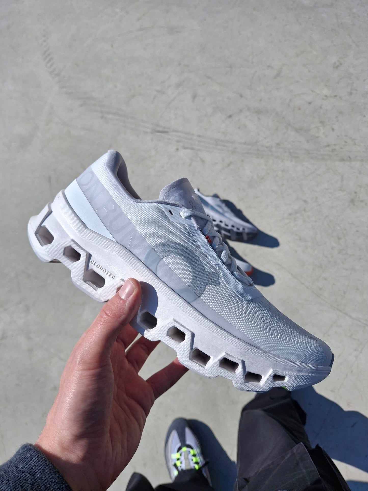 On Cloudmonster 1 'White White' — UK 6.5 | EU 40 | US 7 — Alternate View 8