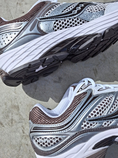 Saucony Progrid Omni 9 'White Brown' — UK 1 — Alternate View 7