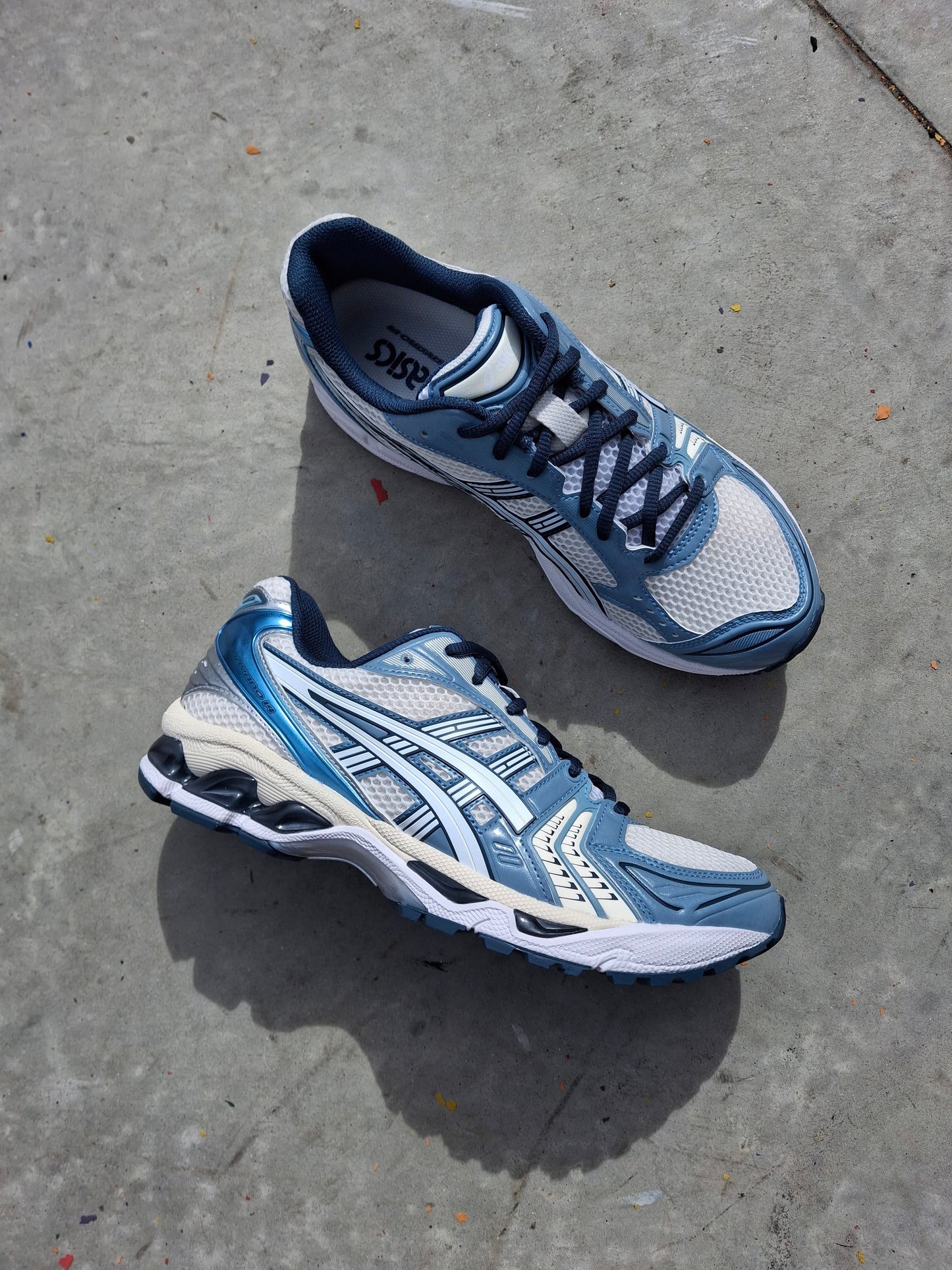 ASICS Gel Kayano 14 'Cream Raw Indigo' — UK 3 | EU 36 | US 4 — Alternate View 8