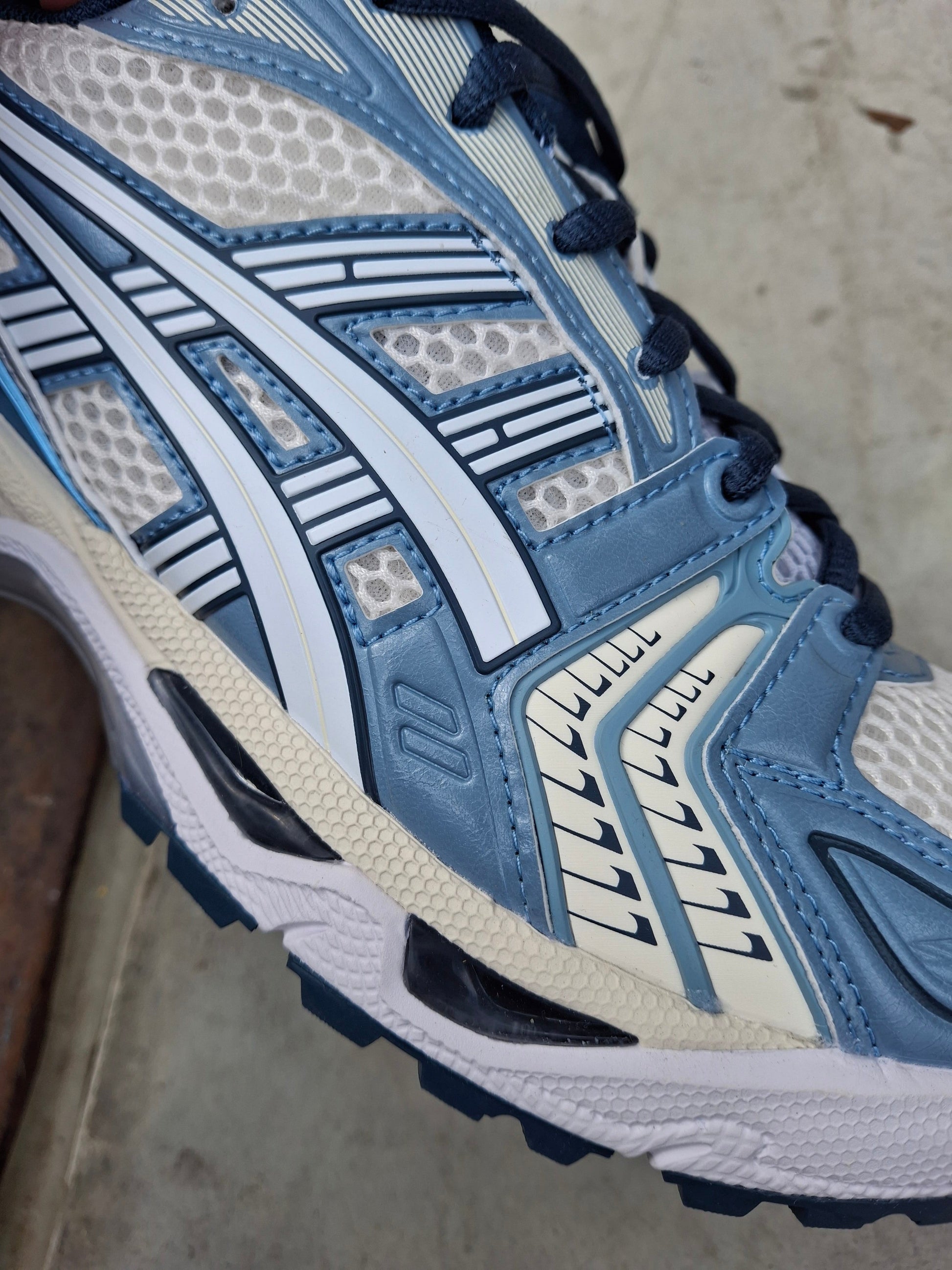 ASICS Gel Kayano 14 'Cream Raw Indigo' — UK 3 | EU 36 | US 4 — Alternate View 10