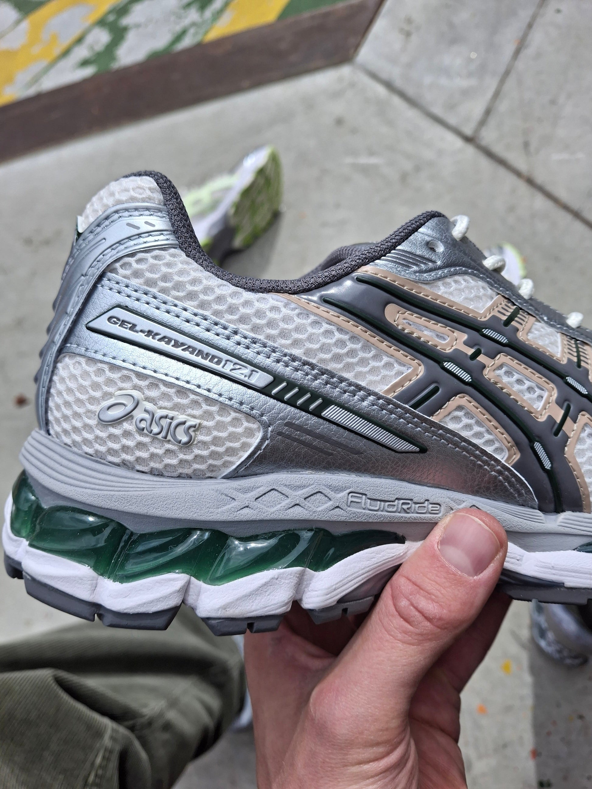 ASICS Gel Kayano 12.1 'Cream Carbon' — UK 3 | EU 36 | US 4 — Alternate View 9