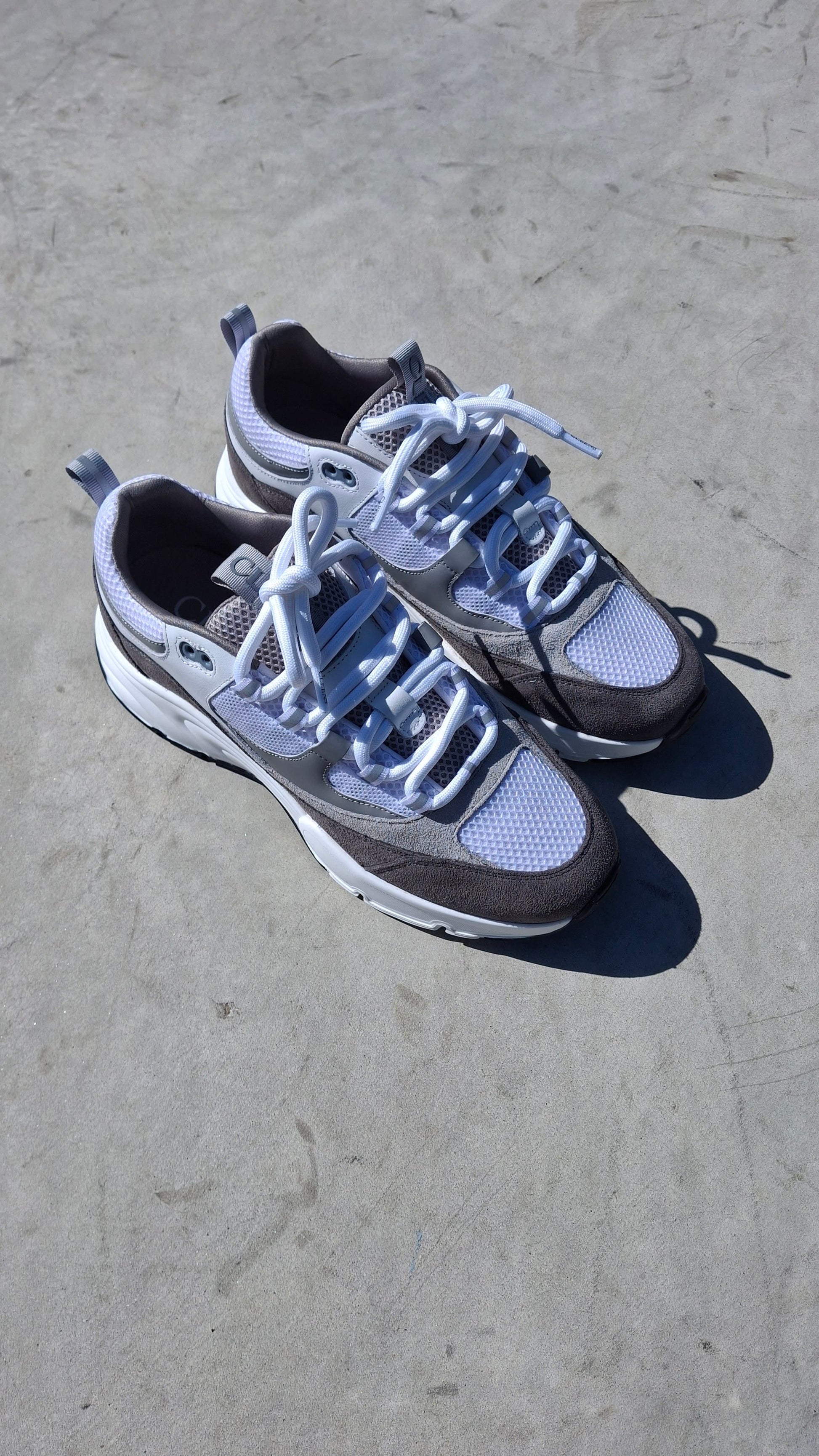 Cleens Aero Runner 'Dove Grey' — UK 3 | EU 37 | US 4 — Top View