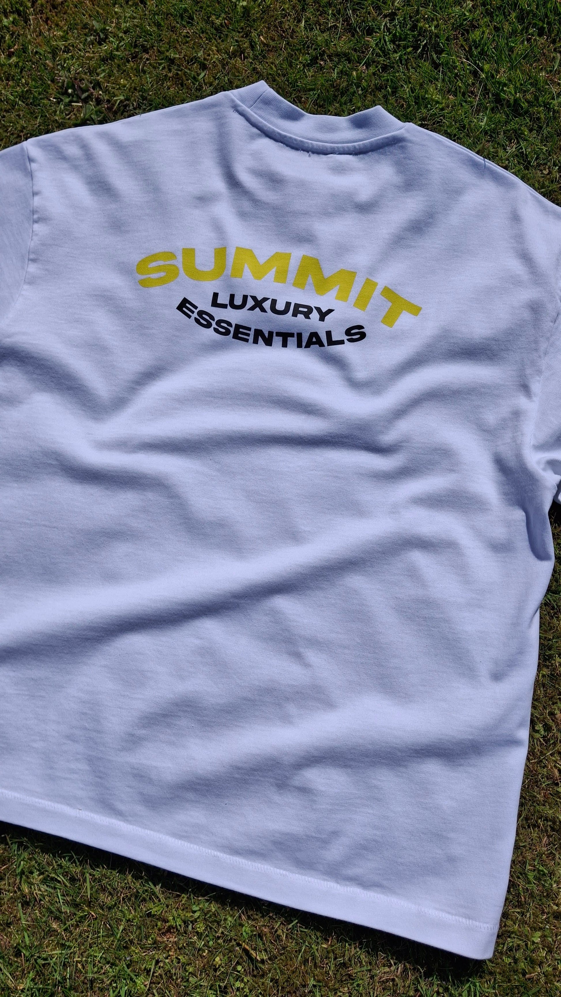 Summit Luxury Essentials T-Shirt 'White' — XXS — Detail View