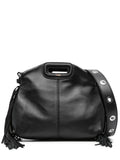 Maje Mini Miss M Leather Shoulder Bag — Same as shown — Size One Size — Front View