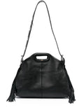 Maje Miss M Leather Shoulder Bag — Same as shown — Size One Size — Front View