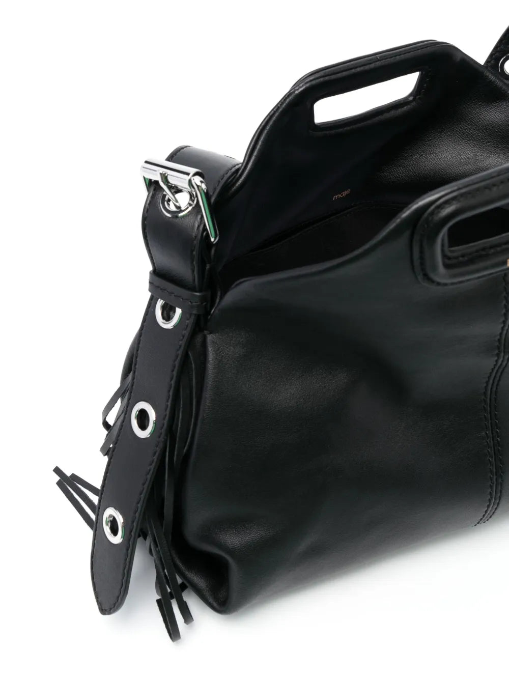 Maje Miss M Leather Shoulder Bag — Same as shown — Size One Size — Detail View