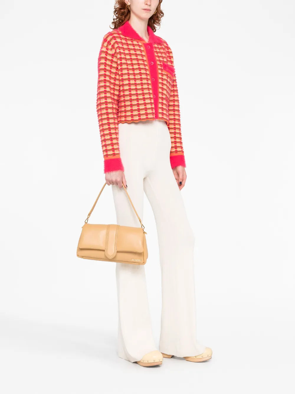 Jacquemus Le Bambimou Leather Shoulder Bag — Same as shown — Size One Size — Side View