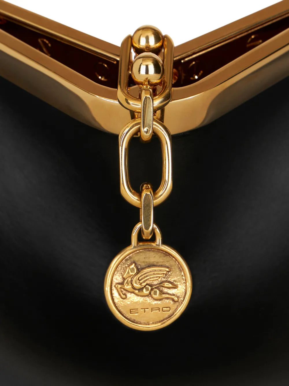 Etro Vela Leather Shoulder Bag — Same as shown — Size One Size — Detail View