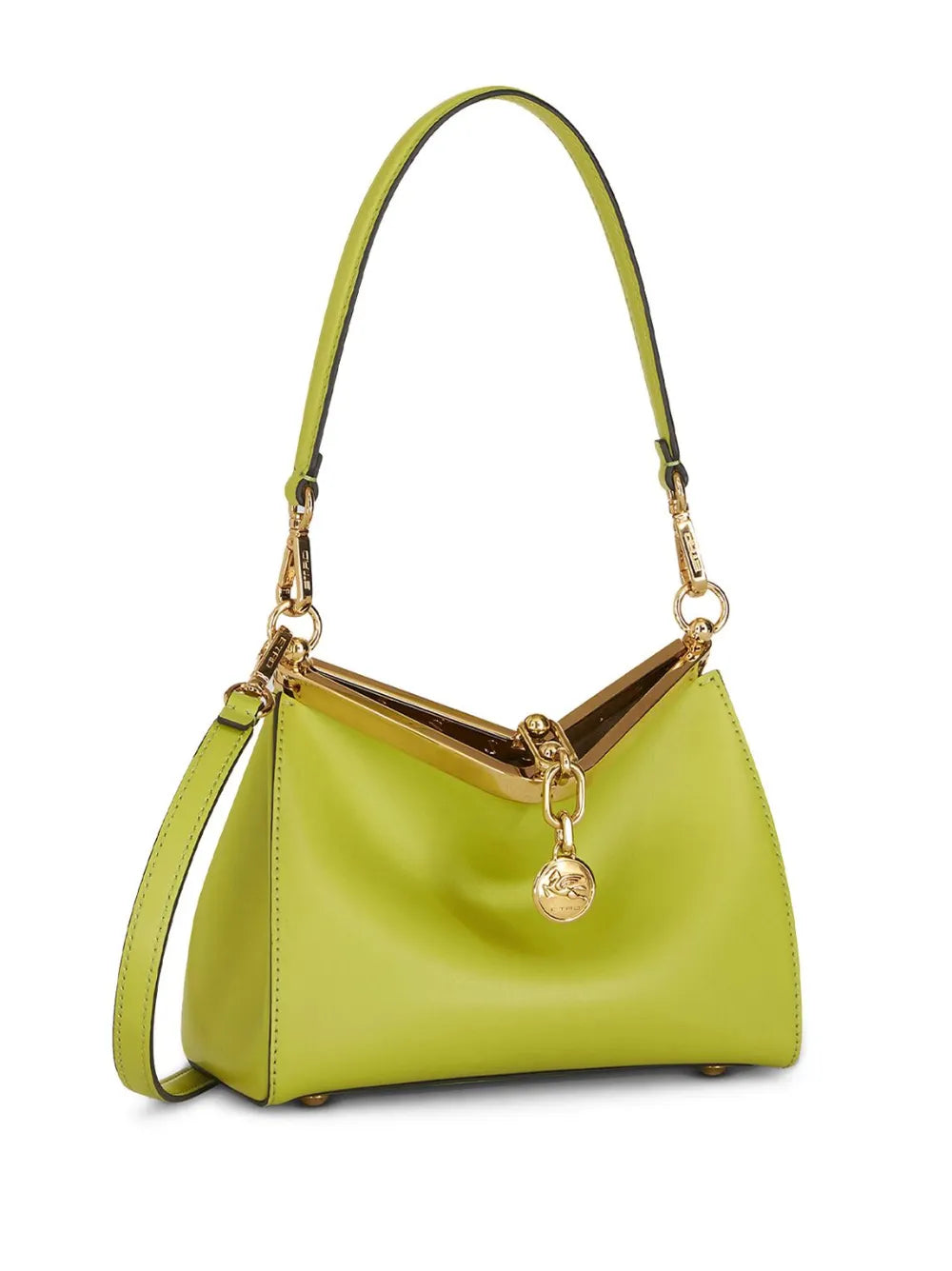 Etro Vela Leather Shoulder Bag — Same as shown — Size One Size — Back View