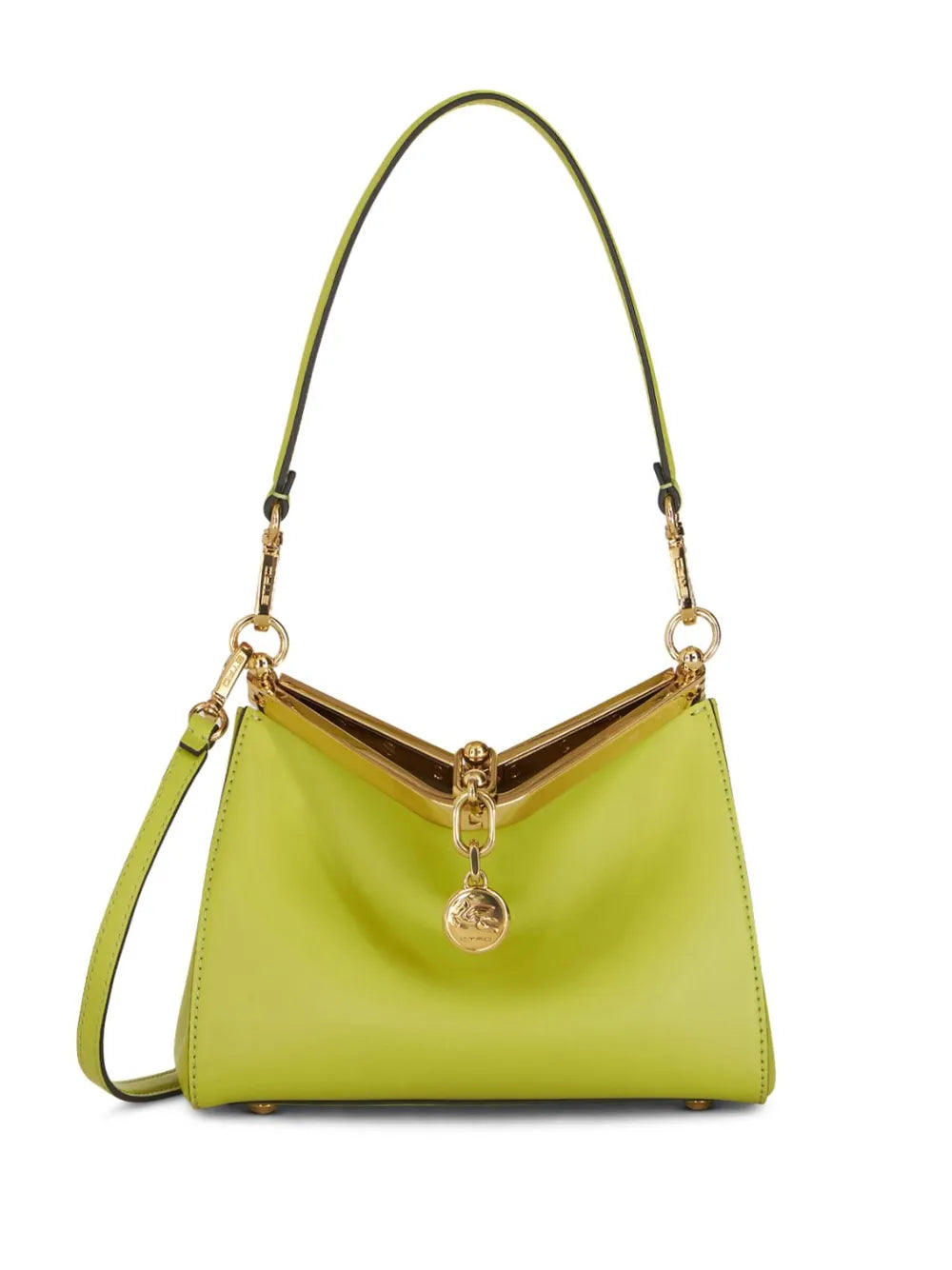 Etro Vela Leather Shoulder Bag — Same as shown — Size One Size — Front View