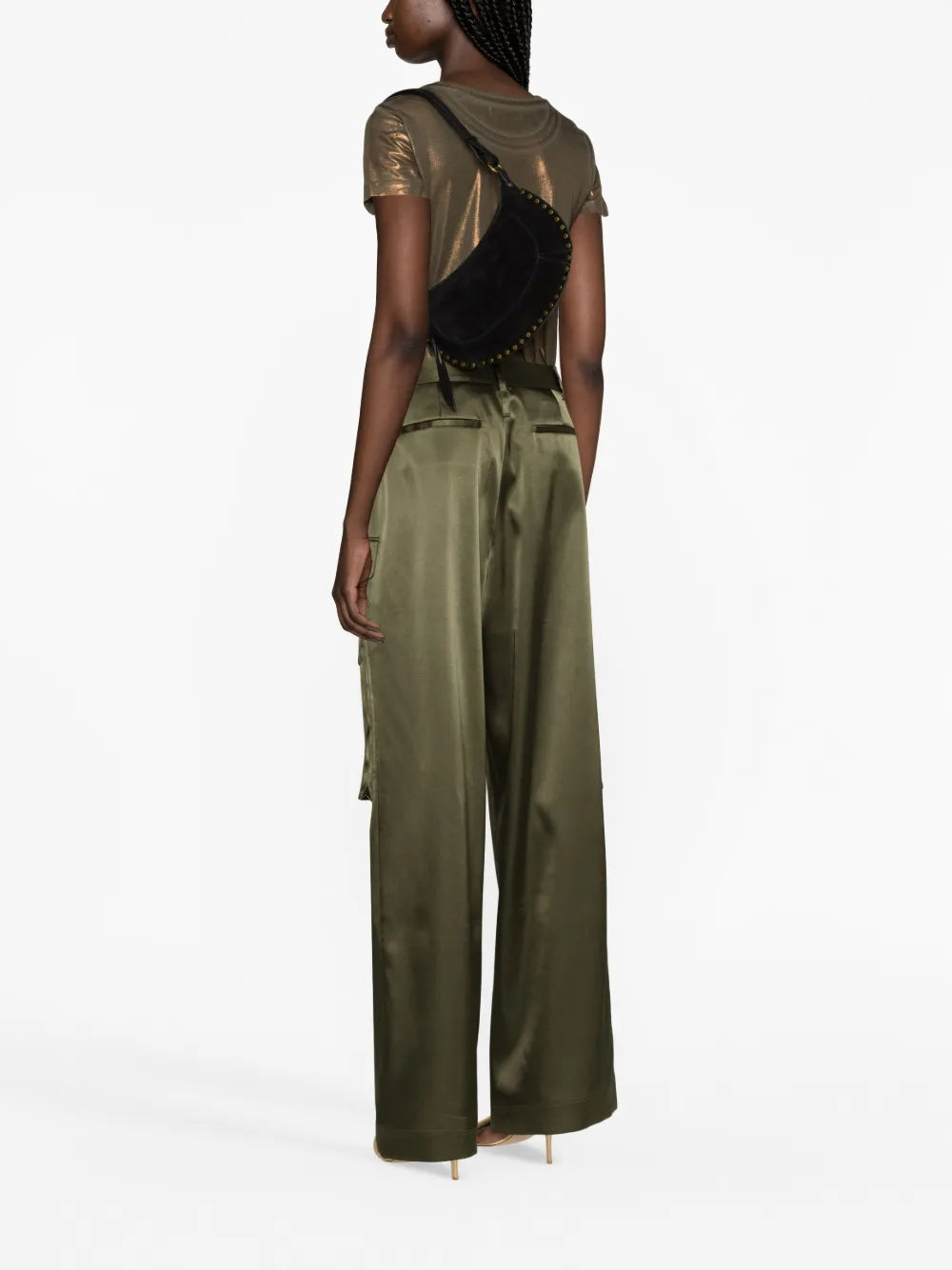 Isabel Marant Oskan Moon Shoulder Bag — Same as shown — Size One Size — Side View
