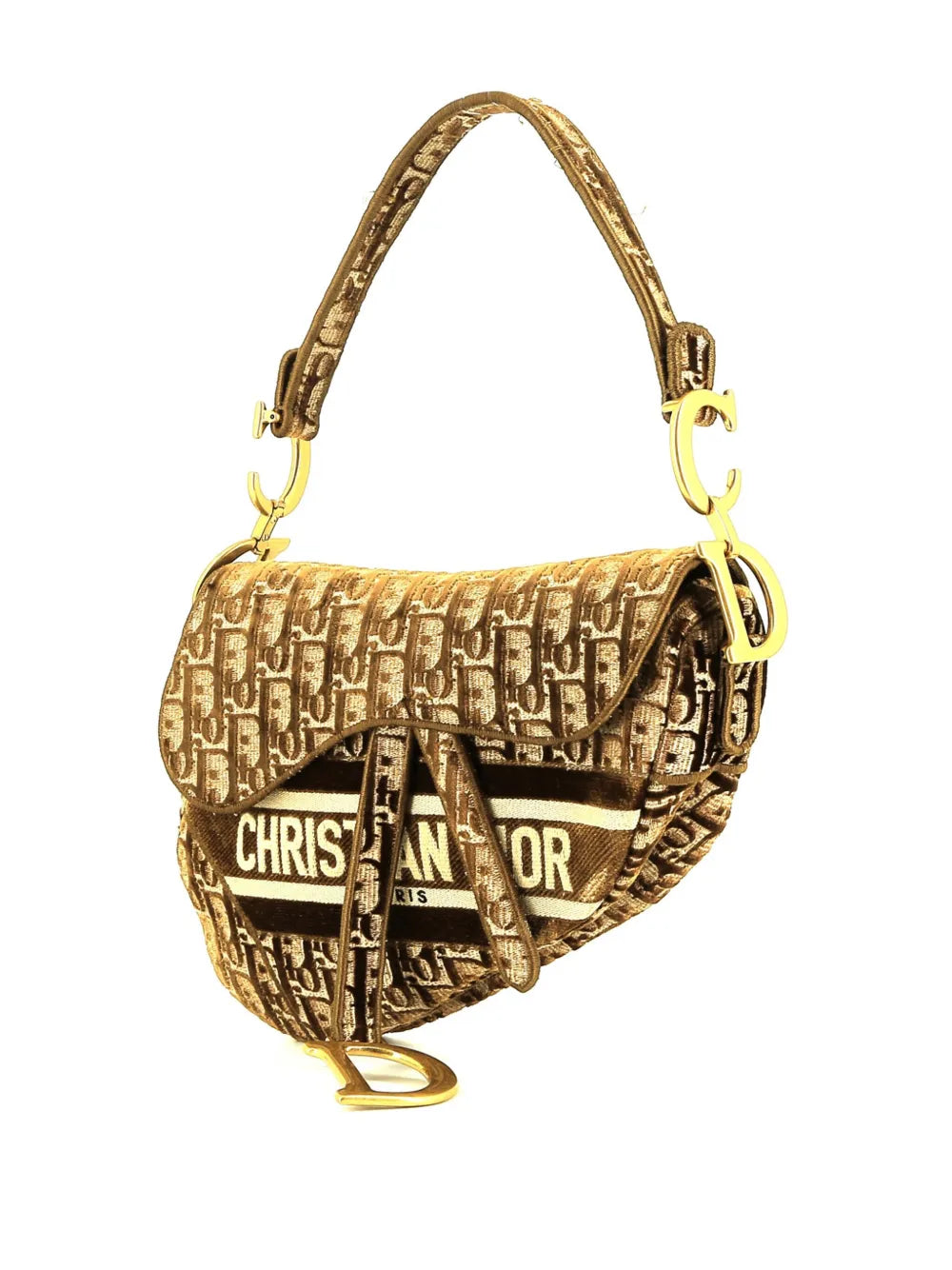 Christian Dior Pre Owned 2020 Oblique Saddle Handbag — Same as shown — Size One Size — Back View
