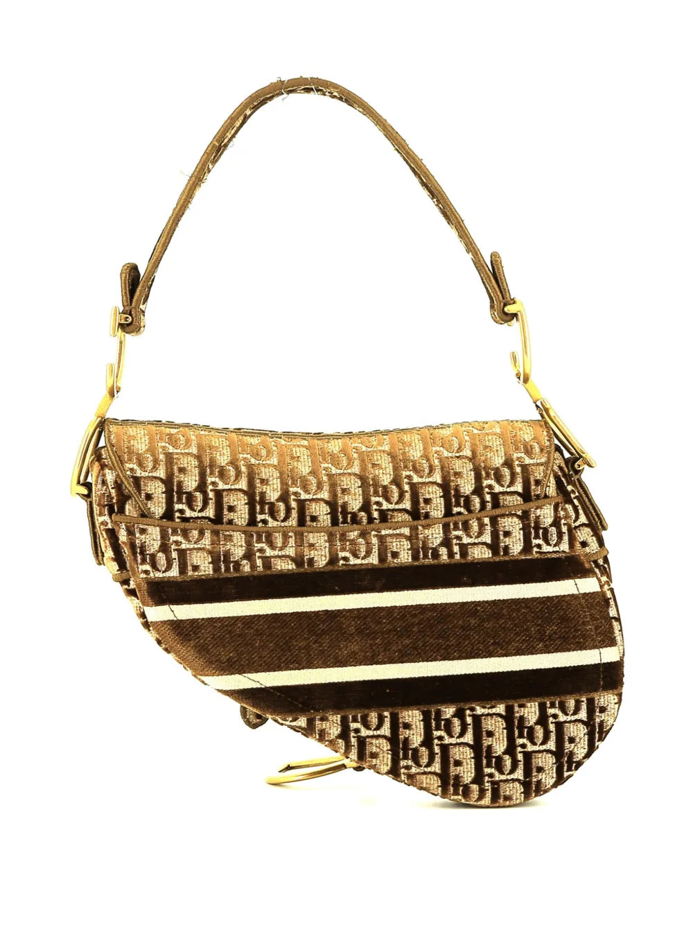 Christian Dior Pre Owned 2020 Oblique Saddle Handbag — Same as shown — Size One Size — Side View