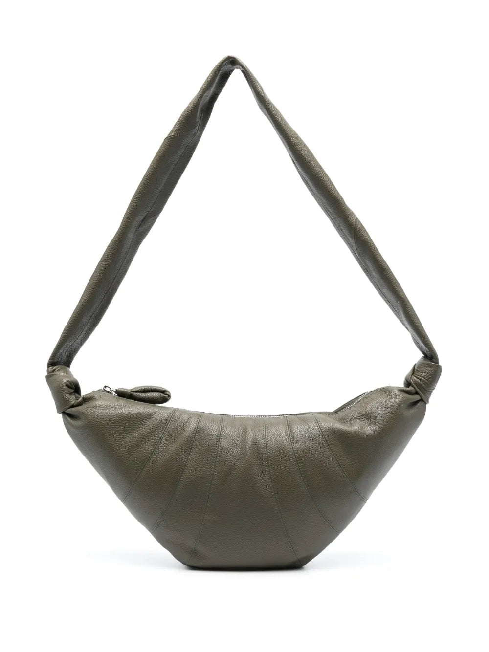 Lemaire Medium Croissant Leather Shoulder Bag — Same as shown — Size One Size — Front View
