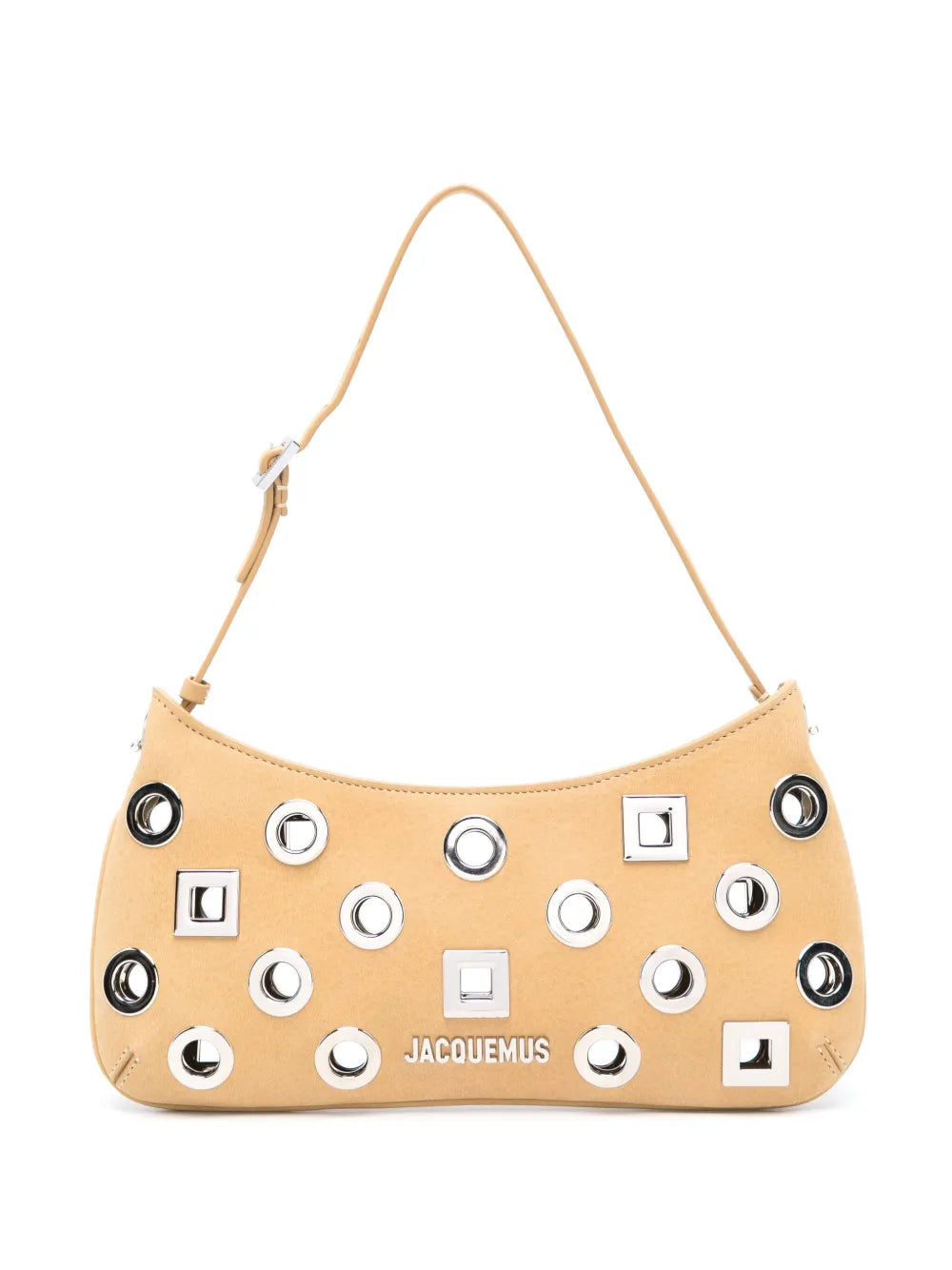 Jacquemus Le Bisou Rond Carre Shoulder Bag — Same as shown — Size One Size — Front View