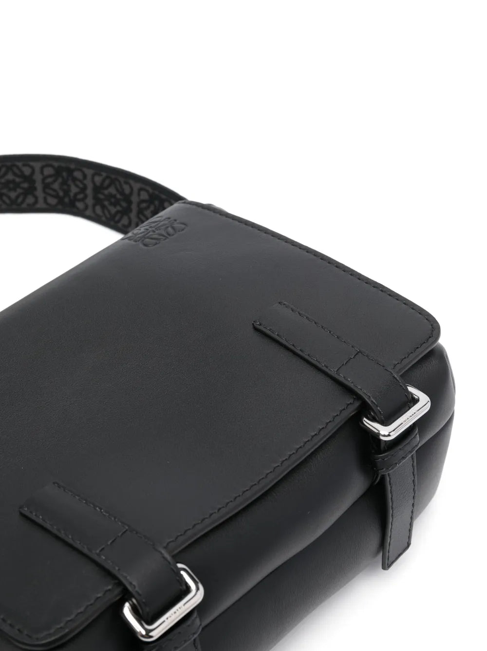 Loewe Small Military Leather Messenger Bag — Same as shown — Size One Size — Top View