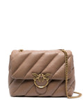 Pinko Love Big Puff Leather Shoulder Bag — Same as shown — Size One Size — Front View