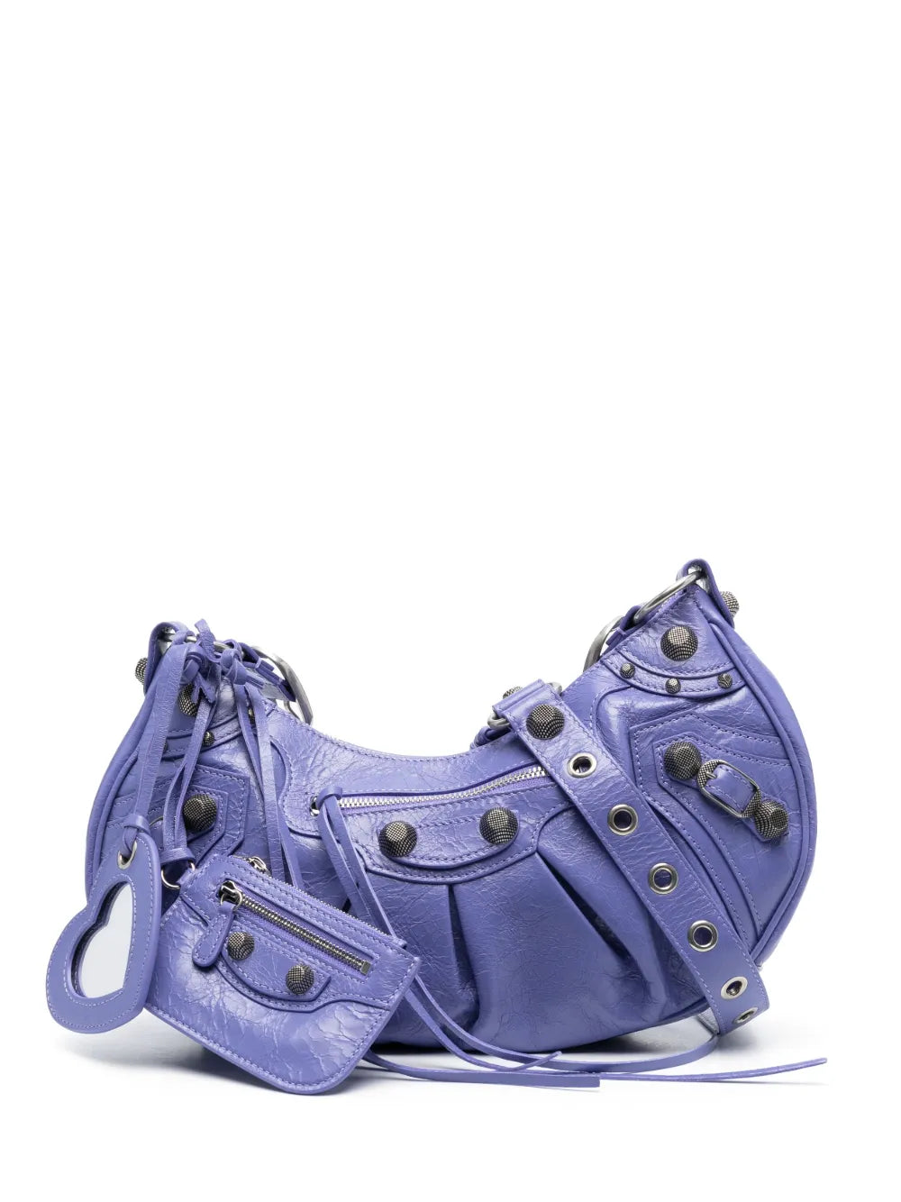 Balenciaga Le Cagole S Leather Shoulder Bag — Same as shown — Size One Size — Front View