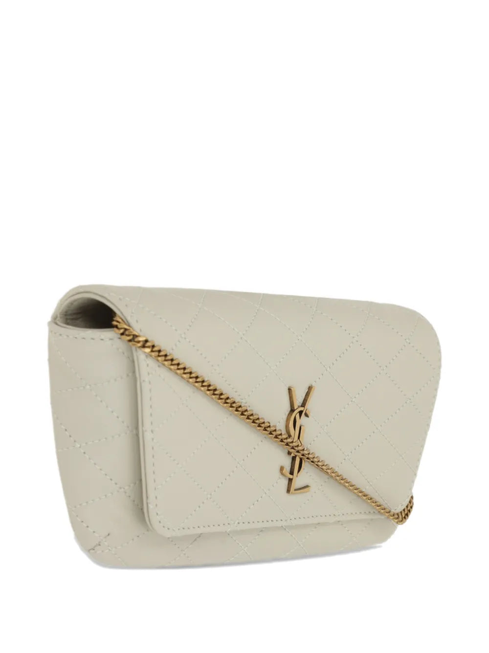Saint Laurent Gaby Quilted Shoulder Bag — Same as shown — Size One Size — Back View