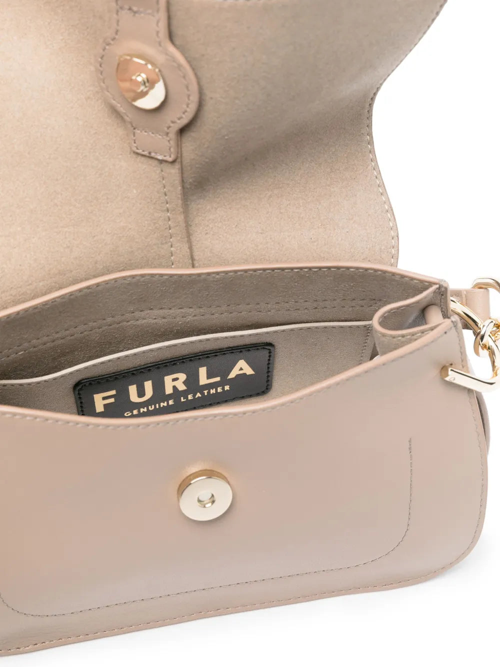 Furla Flow Leather Shoulder Bag — Same as shown — Size One Size — Detail View
