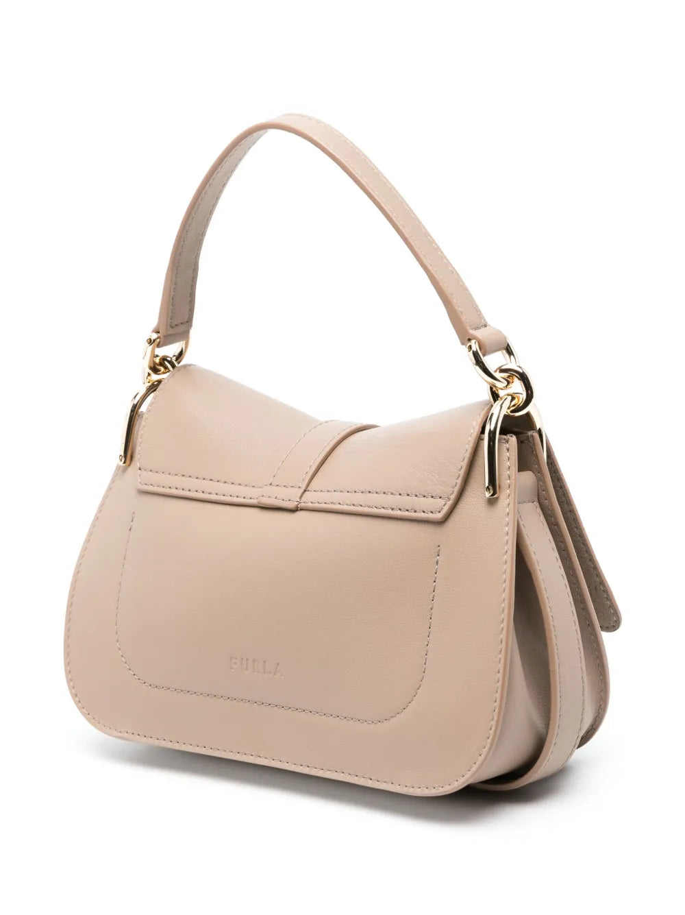 Furla Flow Leather Shoulder Bag — Same as shown — Size One Size — Back View