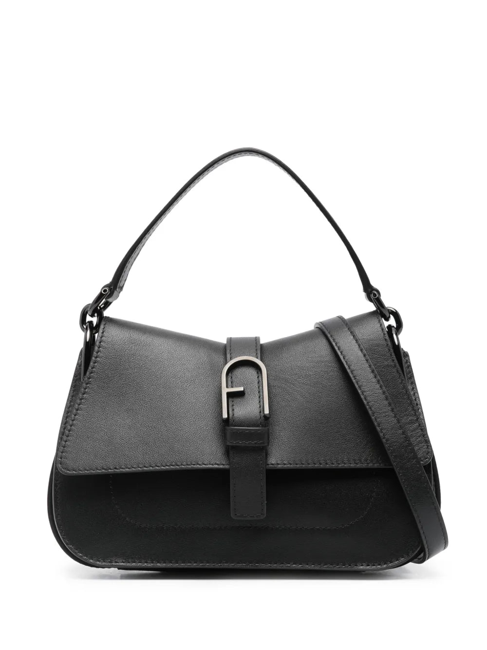 Furla Mini Flow Leather Shoulder Bag — Same as shown — Size One Size — Front View