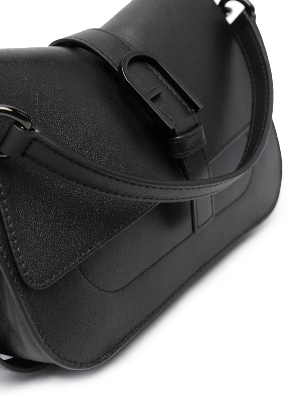 Furla Mini Flow Leather Shoulder Bag — Same as shown — Size One Size — Top View