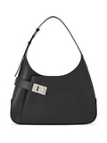 Ferragamo Hobo Gancini Buckle Shoulder Bag — Same as shown — Size One Size — Front View