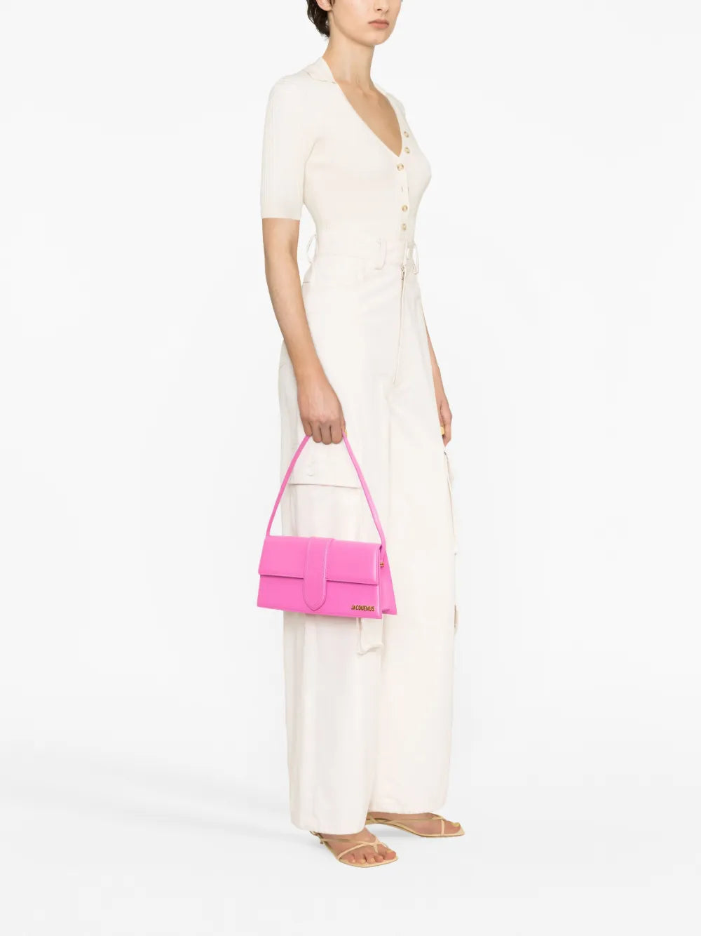 Jacquemus Le Bambino Long Shoulder Bag — Same as shown — Size One Size — Side View