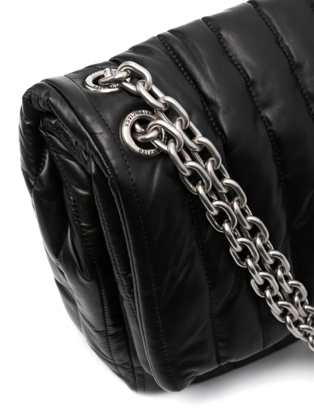 Balenciaga Medium Monaco Chain Strap Quilted Shoulder Bag — Same as shown — Size One Size — Top View