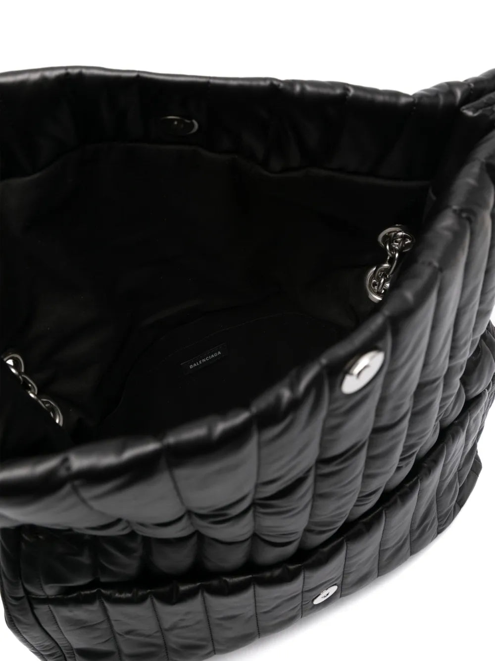 Balenciaga Medium Monaco Chain Strap Quilted Shoulder Bag — Same as shown — Size One Size — Detail View