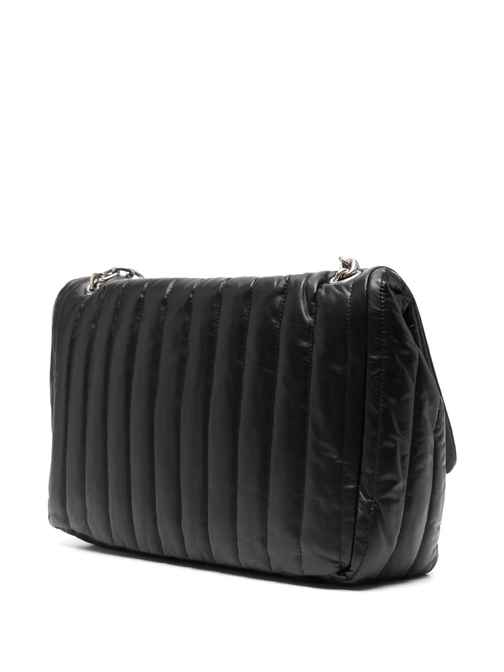 Balenciaga Medium Monaco Chain Strap Quilted Shoulder Bag — Same as shown — Size One Size — Back View