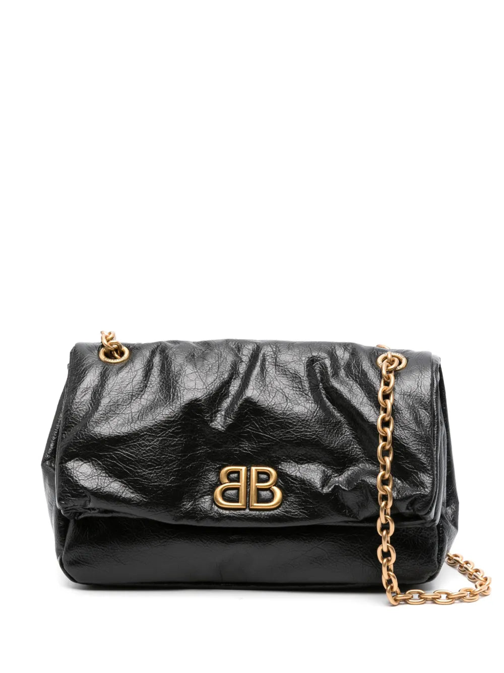 Balenciaga Small Monaco Chain Strap Shoulder Bag — Same as shown — Size One Size — Front View