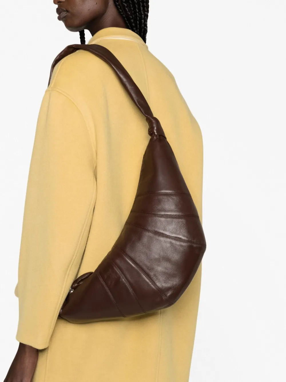 Lemaire Medium Croissant Shoulder Bag — Same as shown — Size One Size — Back View