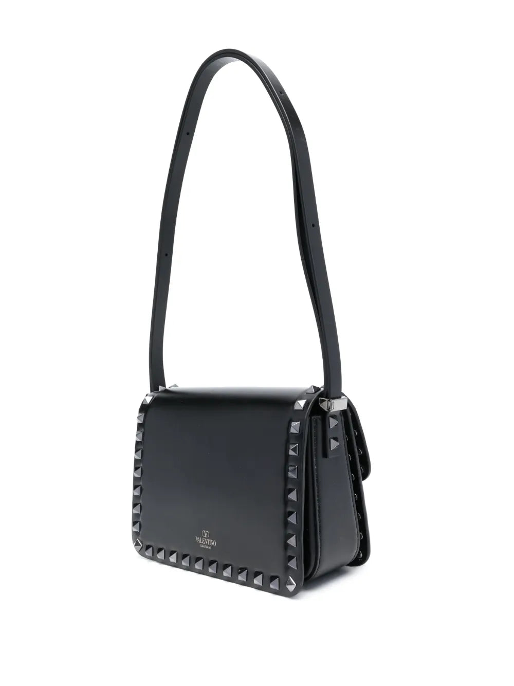 Valentino Garavani Small Rockstud23 Leather Shoulder Bag — Same as shown — Size One Size — Back View