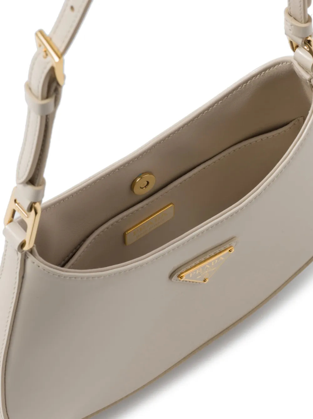 Prada Cleo Patent Leather Shoulder Bag — Same as shown — Size One Size — Lifestyle View