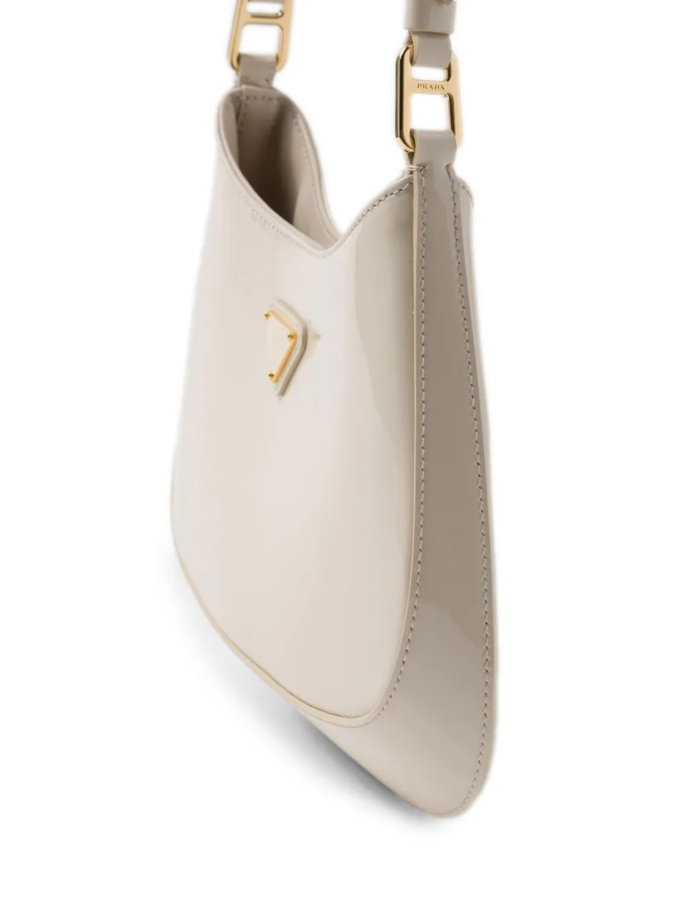 Prada Cleo Patent Leather Shoulder Bag — Same as shown — Size One Size — Detail View