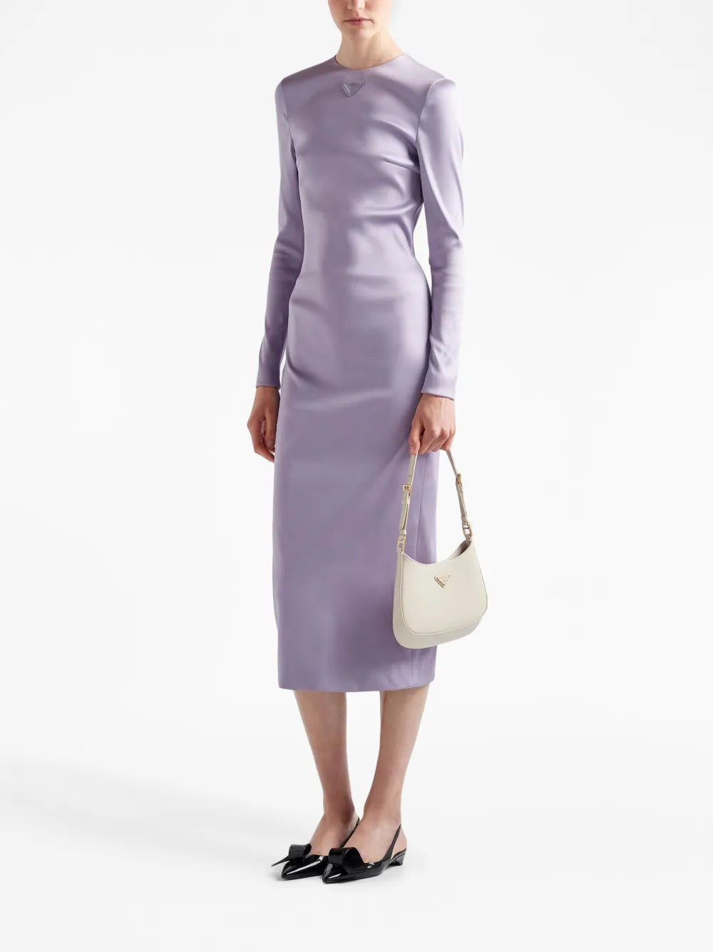 Prada Cleo Patent Leather Shoulder Bag — Same as shown — Size One Size — Side View