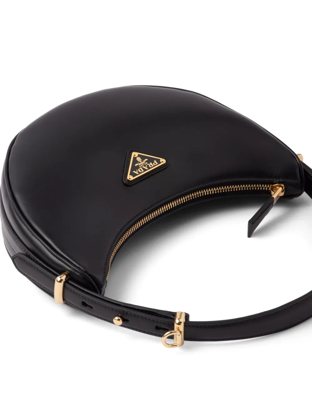 Prada Arque Leather Shoulder Bag — Same as shown — Size One Size — Top View