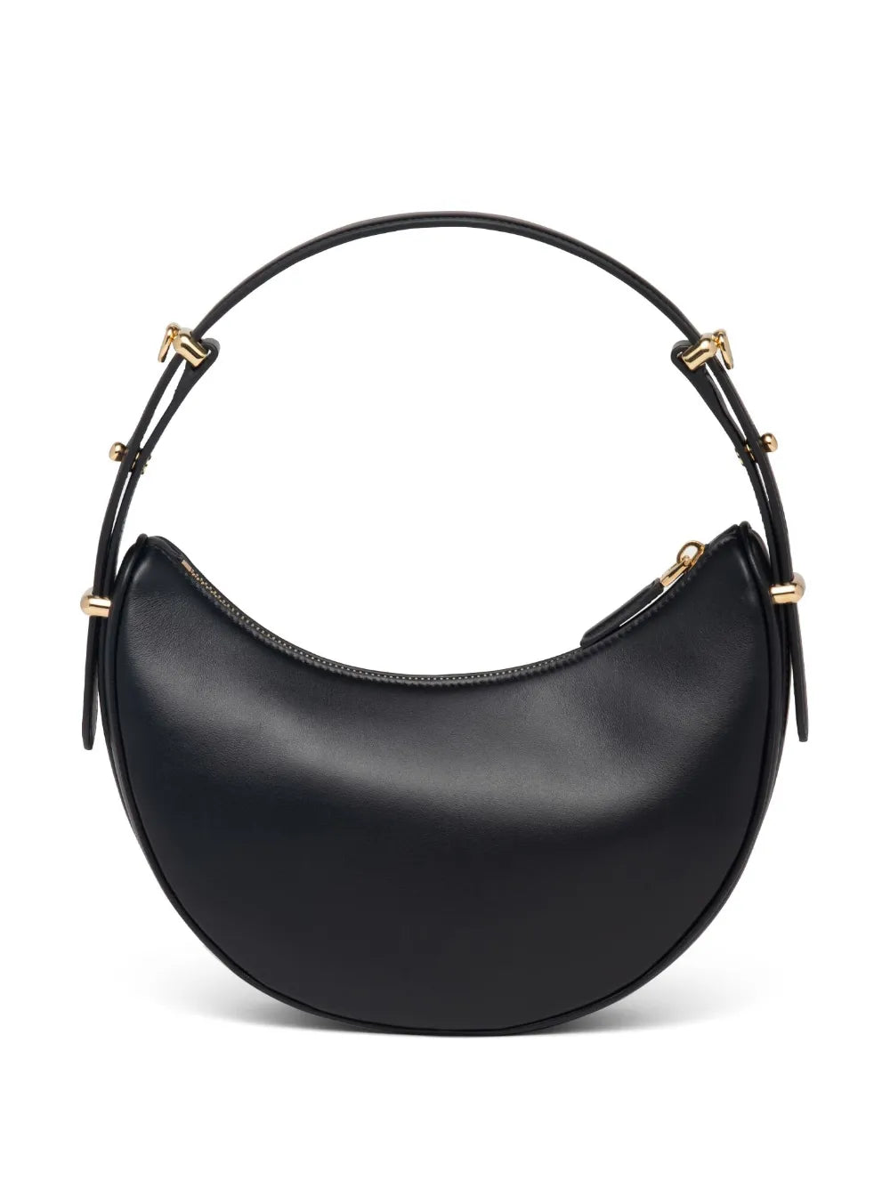 Prada Arque Leather Shoulder Bag — Same as shown — Size One Size — Side View