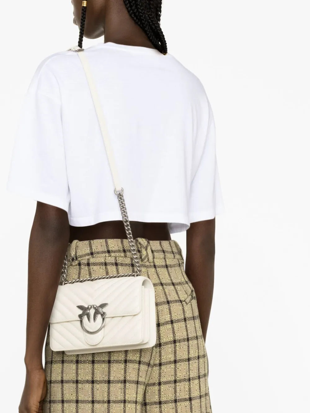Pinko Mini Love One Cross Body Bag — Same as shown — Size One Size — Back View