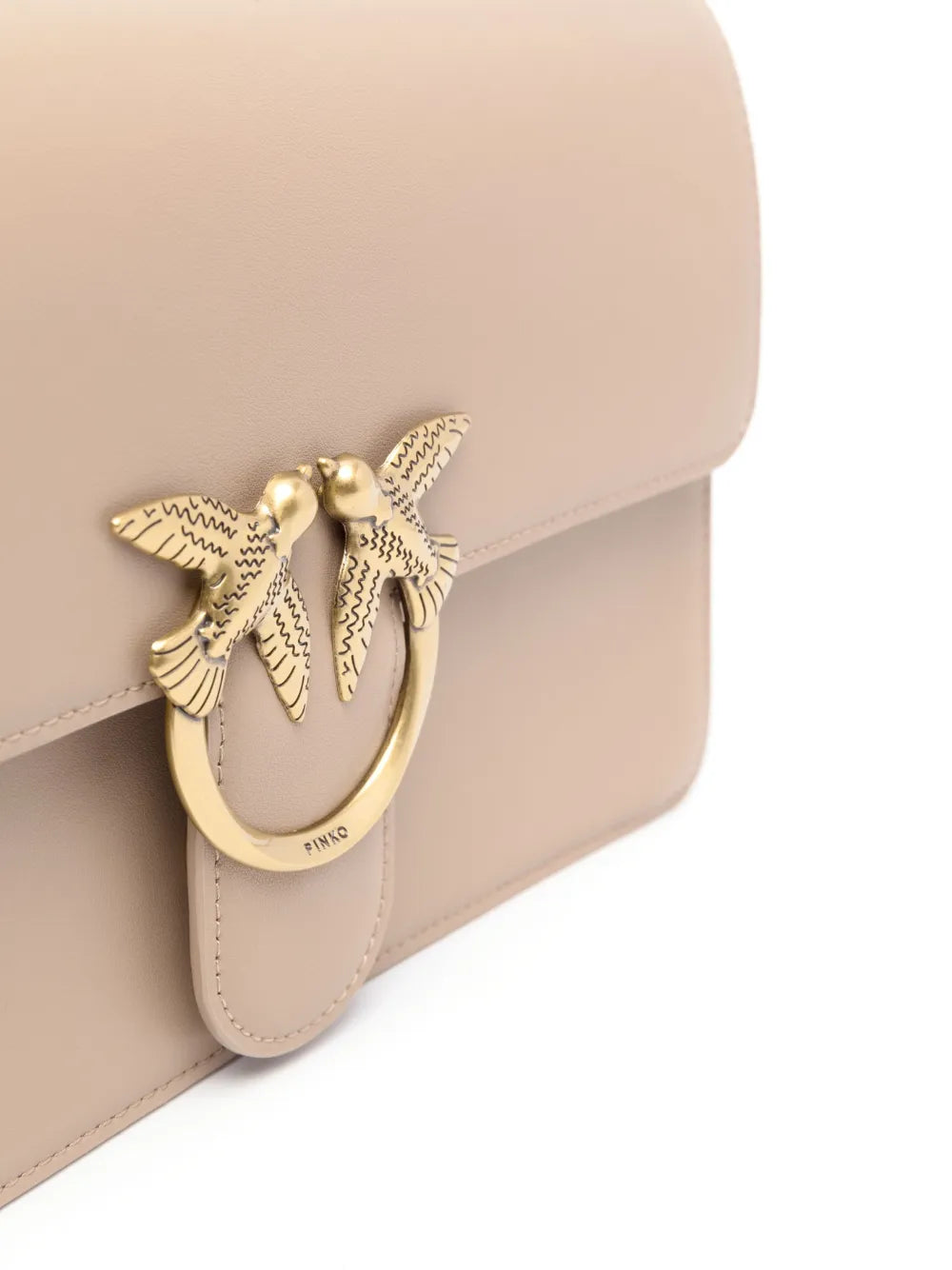 Pinko Classic Love Leather Shoulder Bag — Same as shown — Size One Size — Detail View